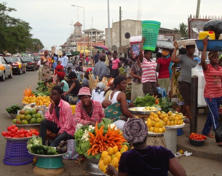 vendors selling produce